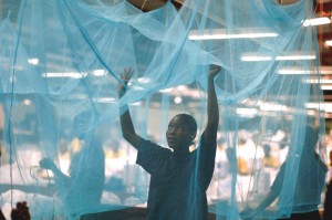 Should the mosquito nets being distributed for free or have the people buy them